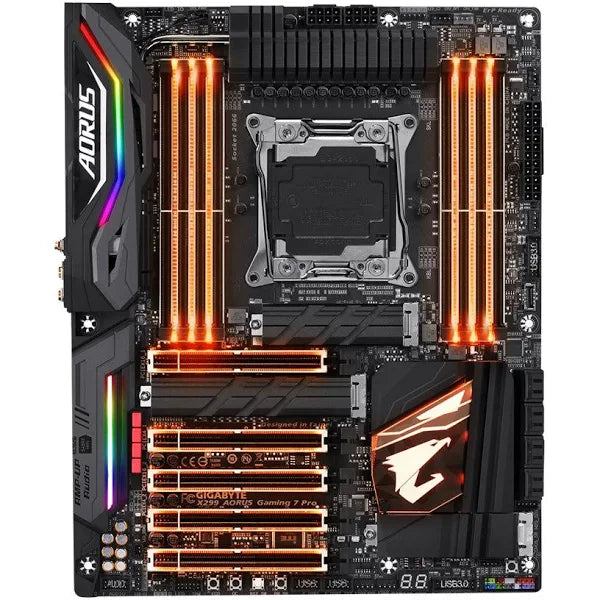 GIGABYTE X299 AORUS GAMING 7 (REV. 1.0) LGA 2066 INTEL X299 SATA 6GB/S –  Mega Micro Devices Store